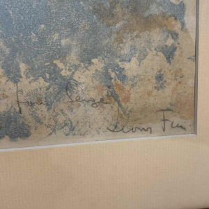 Leonor Fini, rioginele kleurenprint, gesigneerd en opgedragen