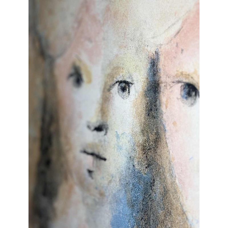 Leonor Fini, original color print, signed and dedicated