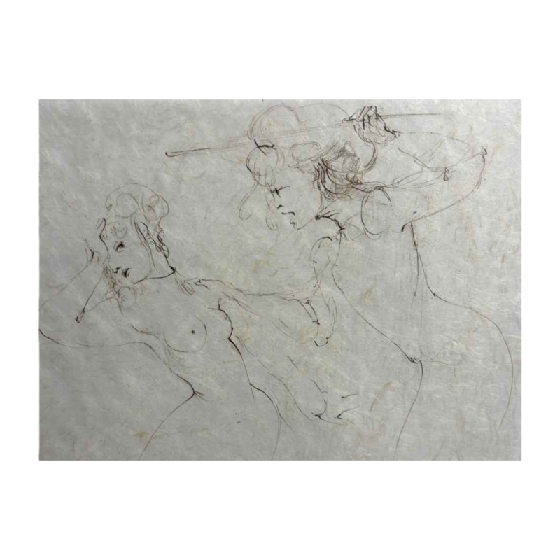 Leonor Fini, estampe originale en taille douce, signée par l'artiste