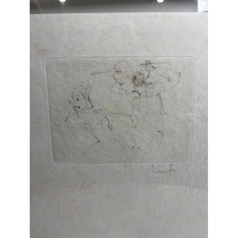 Leonor Fini, original intaglio print, signed by the artist