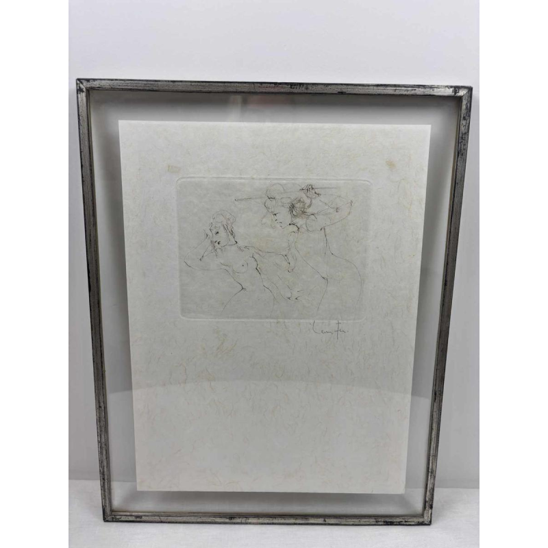 Leonor Fini, original intaglio print, signed by the artist