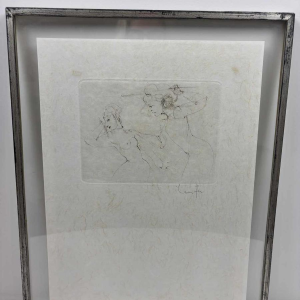 Leonor Fini, originele diepdruk, gesigneerd door de kunstenaar