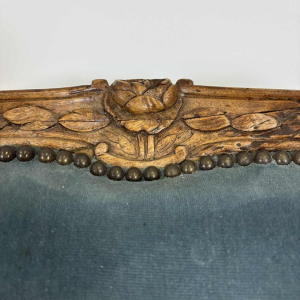 Pair of Louis XV period cabriolet armchairs, France 18th century