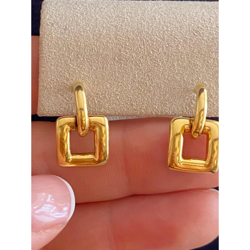 TIFFANY & Co, Oorbellen in 18K geel goud