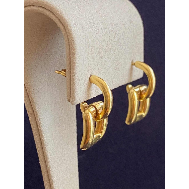 TIFFANY & Co, Boucles d'oreilles en or jaune (18K)