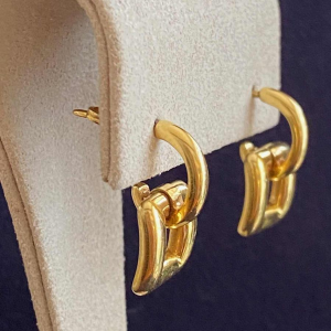 TIFFANY & Co, Oorbellen in 18K geel goud