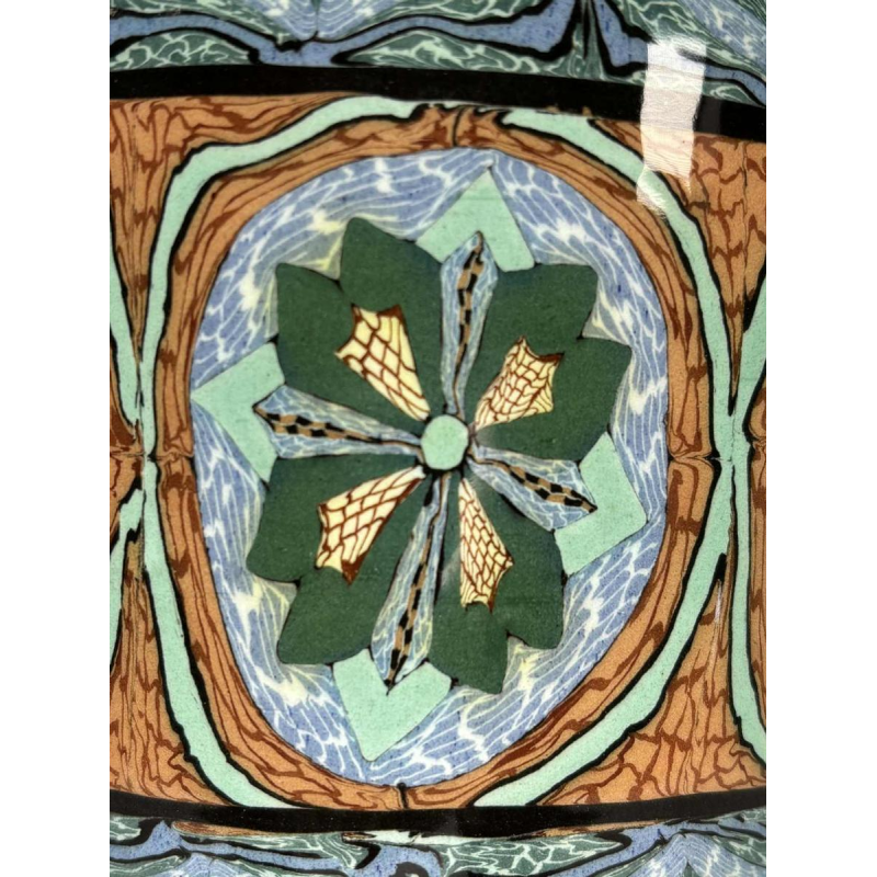 Jean Gerbino à Vallauris, vase tulipe en terre mêlée sur piédouche - France, XXe s