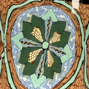 Jean Gerbino à Vallauris, vase tulipe en terre mêlée sur piédouche - France, XXe s