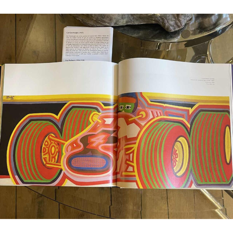 LOUIS-MARIE LONDOT "voir et revoir" Belgian Pop'Art painting Oil on canvas 1970