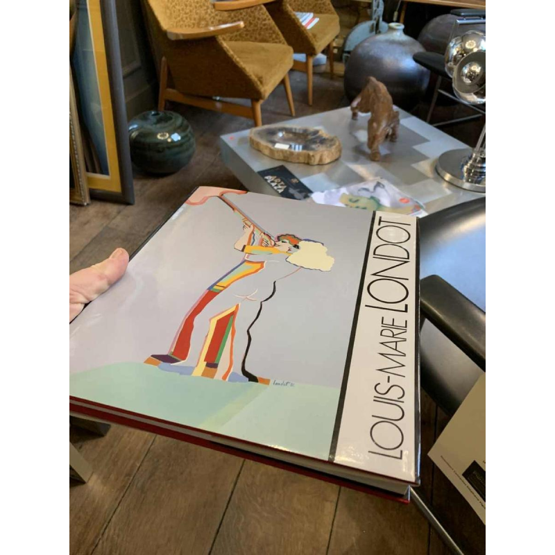 LOUIS-MARIE LONDOT "Matière Rouille" 1962, Tableau abstrait à concertions