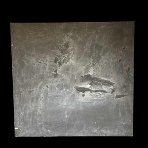 LOUIS-MARIE LONDOT 'GRIS 1964' abstract brutalistisch schilderij olieverf doek