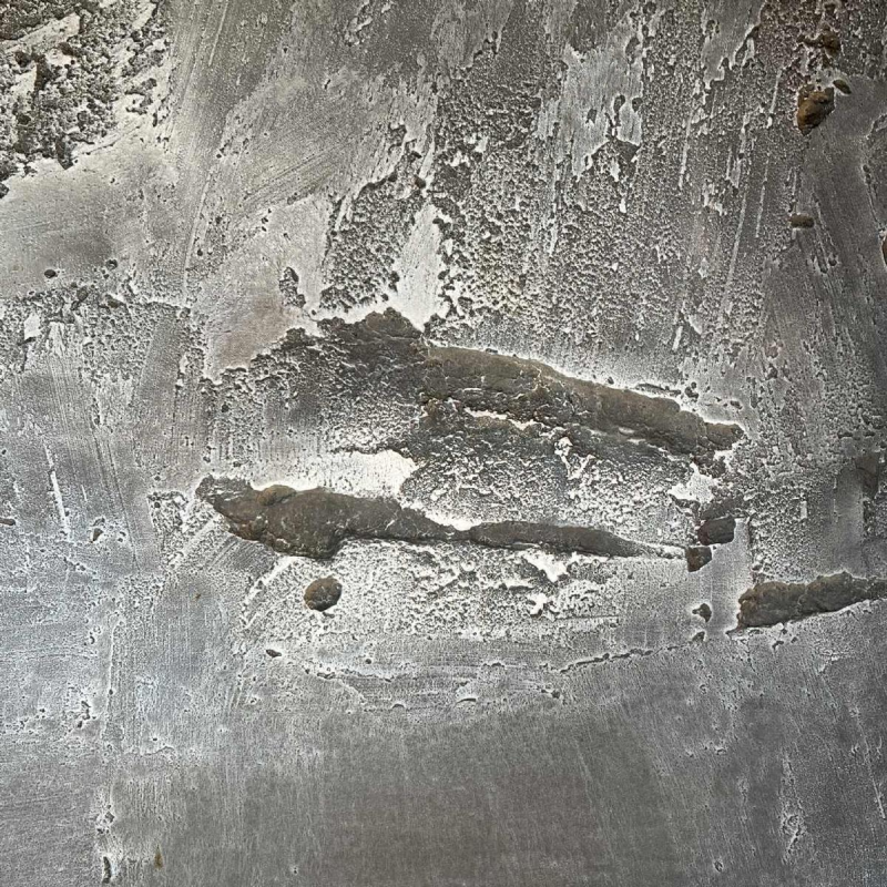 LOUIS-MARIE LONDOT 'GRIS 1964' abstract brutalistisch schilderij olieverf doek