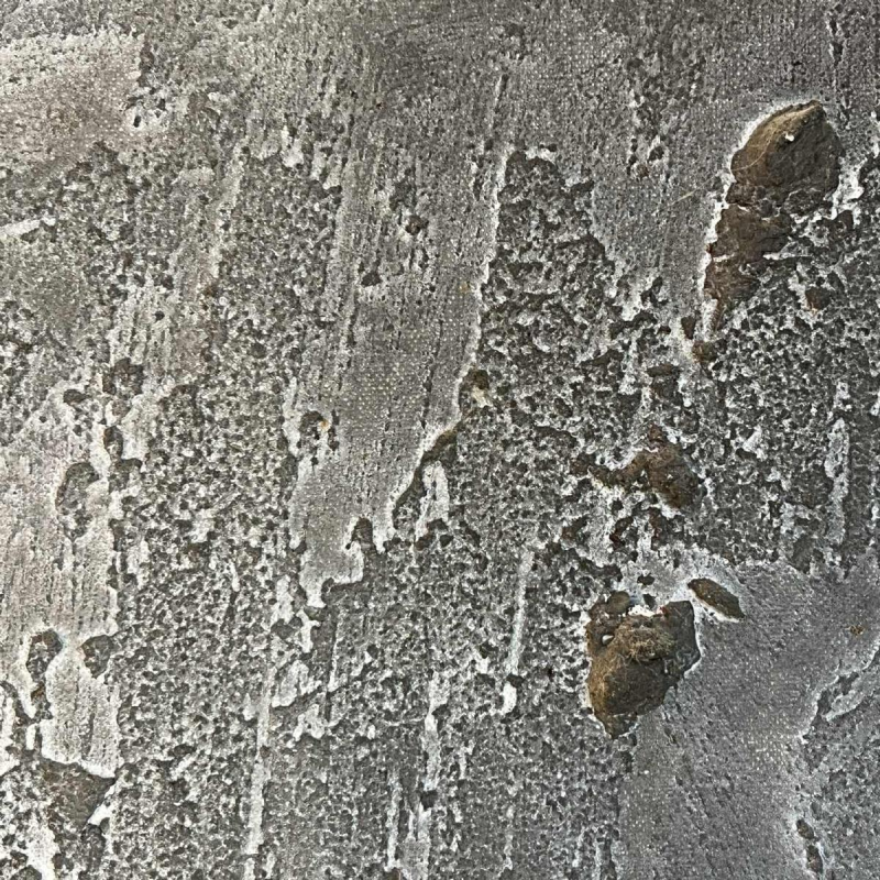 LOUIS-MARIE LONDOT 'GRIS 1964' abstract brutalist painting oil on canvas