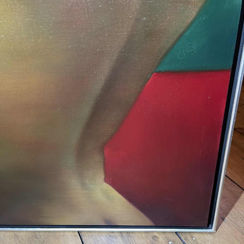 ERWIN MACKOWIAK "Tamara naakt" Belgisch Pop'Art schilderij, olieverf op doek 72