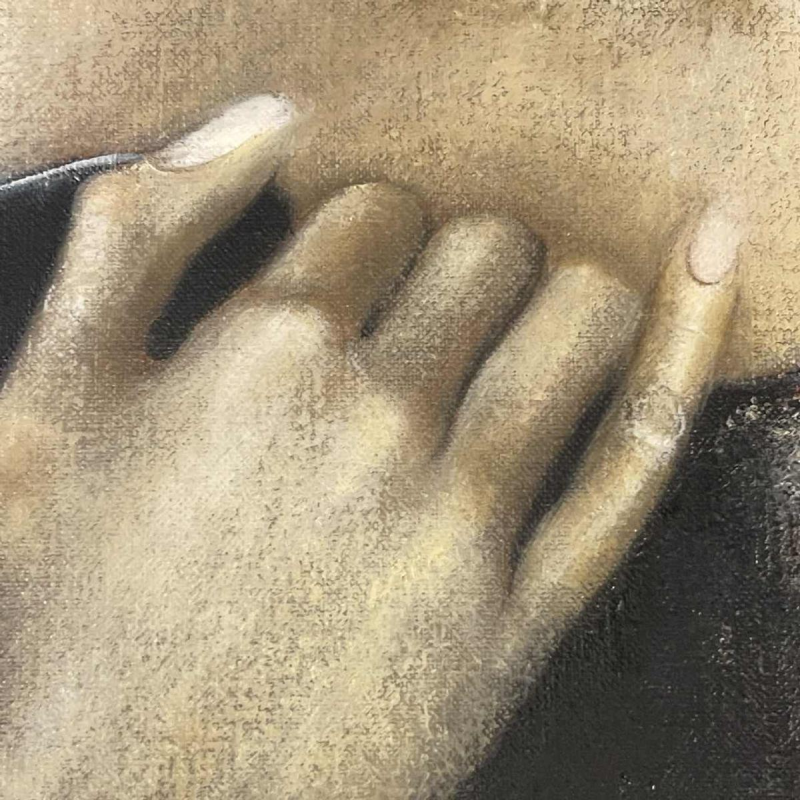 Michel Van de Velde Métamorphose marine realistic and fantastic painting, oil on canvas, 1993