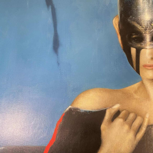 Michel Van de Velde 'Métamorphose marine' realistisch en fantastisch schilderij, olieverf op doek, 1993