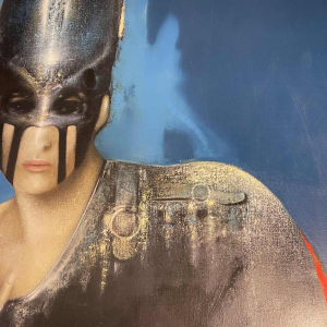 Michel Van de Velde 'Métamorphose marine' realistisch en fantastisch schilderij, olieverf op doek, 1993