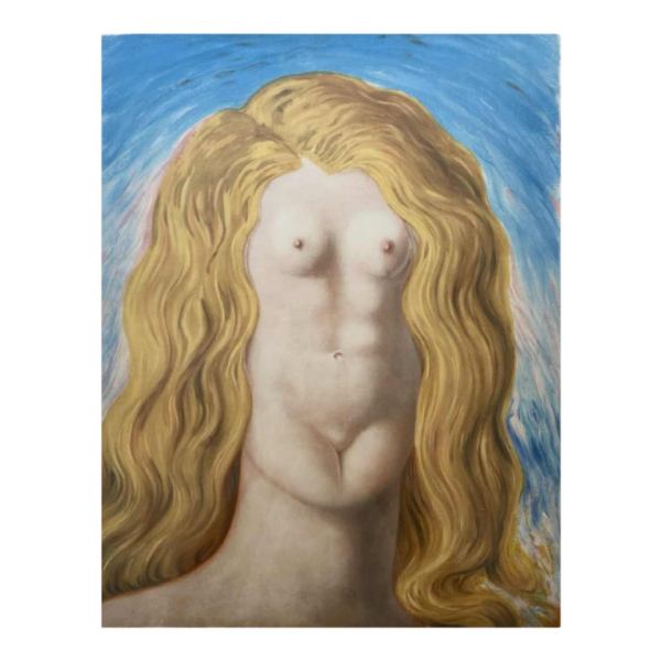 "Le viol" lithogravure de René Magritte, signée Georgette Magritte et numérotée