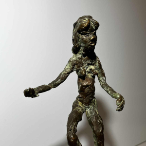 Léon de Pas 'Nu féminin' sculpture en bronze par modelage direct, ca 1980