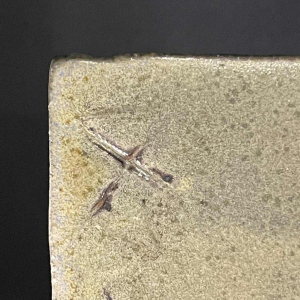 Jean-Michel SAVARY, keramische sculptuur / abstract brutalistische wandlamp, geglazuurd steengoed, 20e eeuw