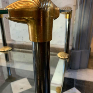 Pair of Hollywood Regency Style 'Seashell' Coffee Tables / Bedsides, 1970s