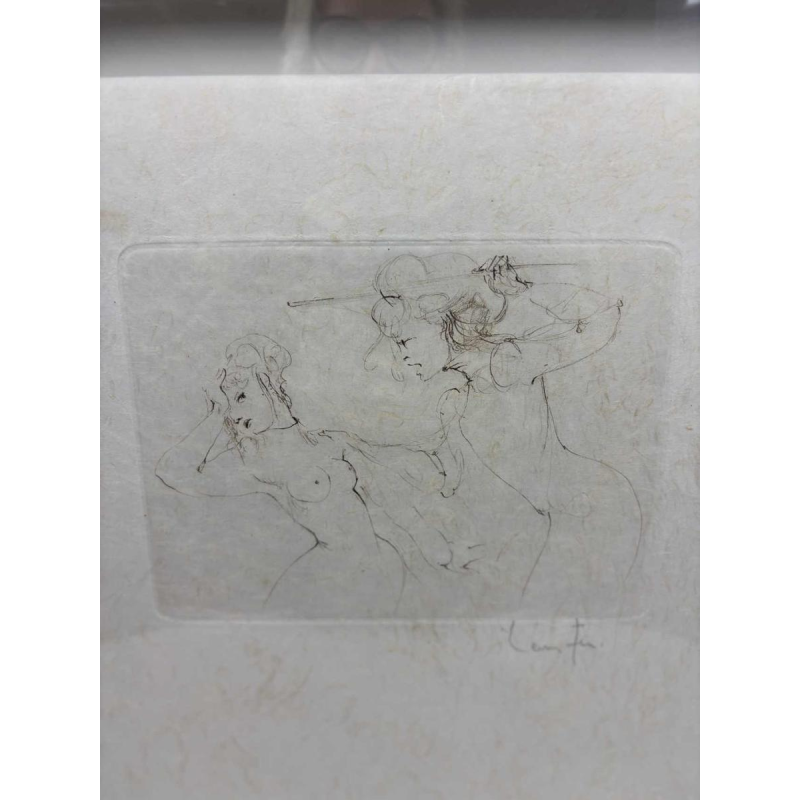 Leonor Fini, original intaglio print, signed by the artist