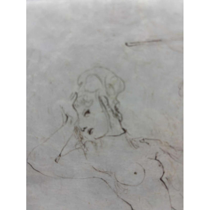 Leonor Fini, original intaglio print, signed by the artist