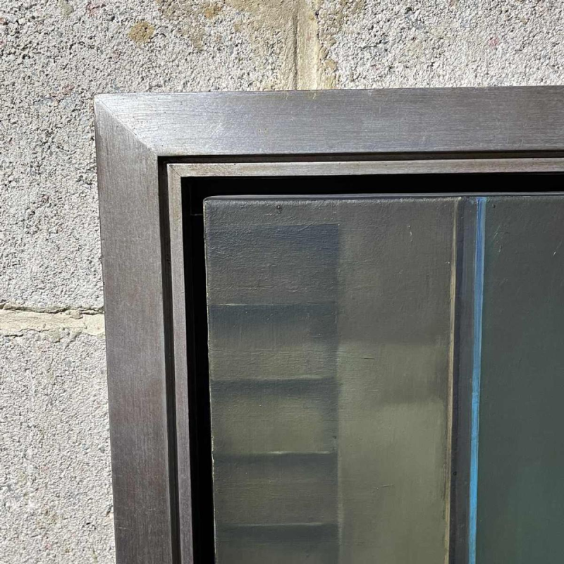 MACKOWIAK ERWIN " Mélancolie du soir 1985 " schilderij / Belgisch Pop Art