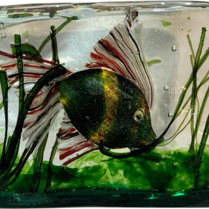 Aquarium glass by MURANO - Venice - Italy circa 1960