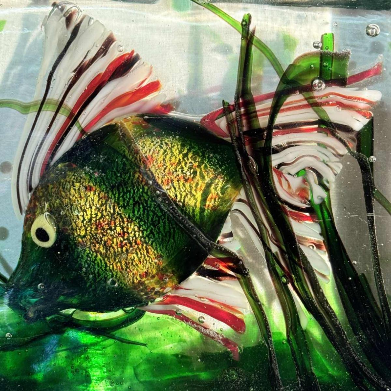 Aquarium glass by MURANO - Venice - Italy circa 1960