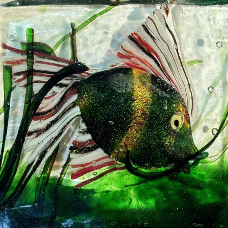 MURANO, aquarium en verre, Italie Venise vers 1960