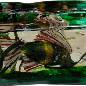 MURANO, aquarium en verre, Italie Venise vers 1960