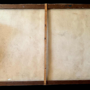 Marcel HOCQ (1933-2021): « De galopperende carrousel» schilderij