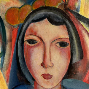 Marcel HOCQ (1933-2021): "Au square» peinture