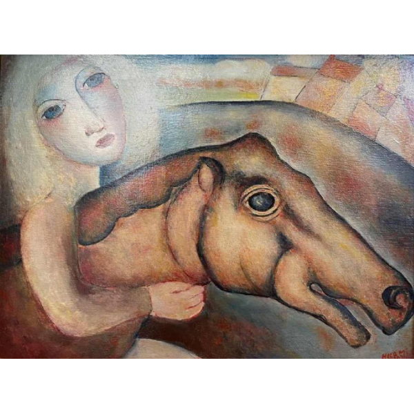 Marcel HOCQ (1933-2021) huile sur panneau 30x40 cm