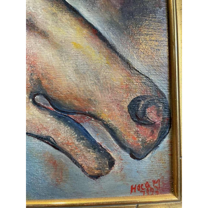 Marcel HOCQ (1933-2021) huile sur panneau 30x40 cm