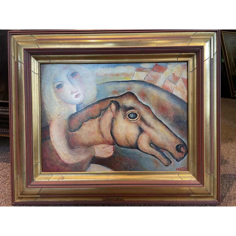 Marcel HOCQ (1933-2021) olieverf op paneel 30x40 cm