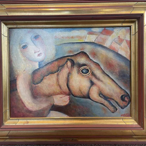 Marcel HOCQ (1933-2021) olieverf op paneel 30x40 cm