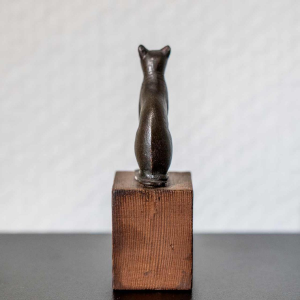 Statuette en bronze représentant la déesse « Bastet ». Égypte, Basse Époque, 664 – 332 av. J.-C.