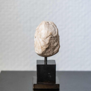 Marble head of Zeus-Serapis, sculpture from the Roman period, 2nd to 3rd century A. D