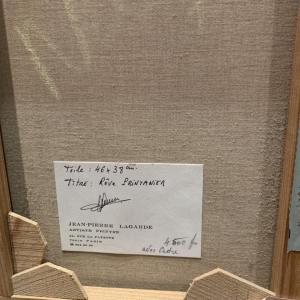 LAGARDE Jean-Pierre oli on canvas "Eveil printanier"