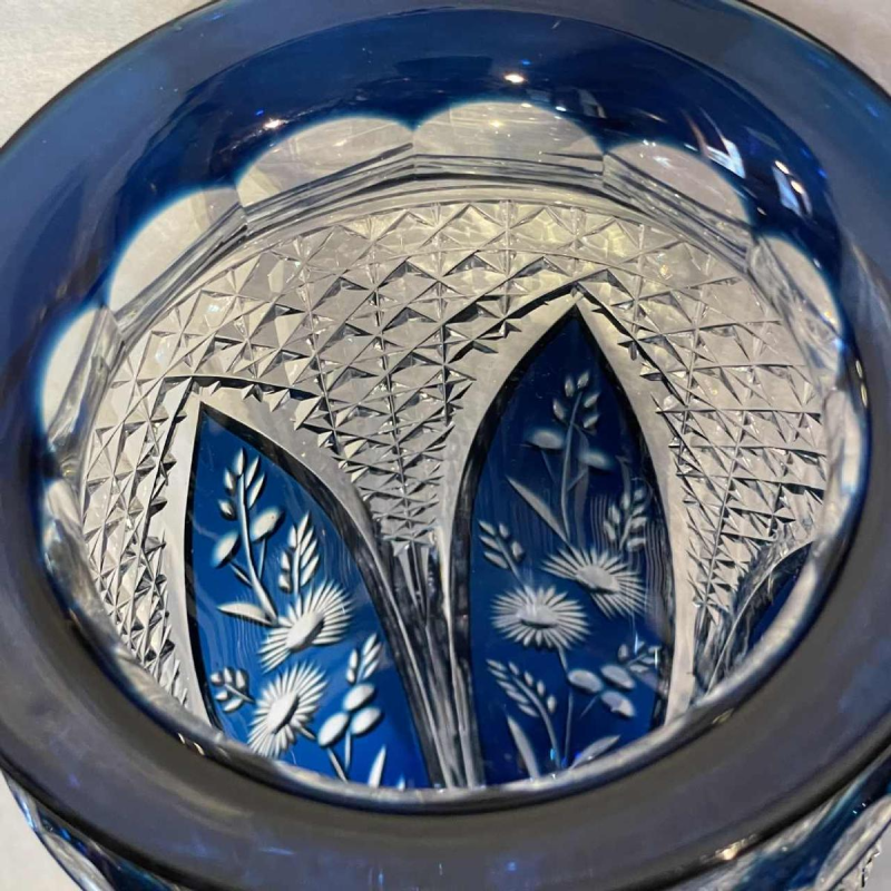 Vase Val Saint Lambert création Joseph SIMON vers 1925