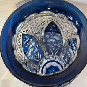 Vase Val Saint Lambert création Joseph SIMON vers 1925