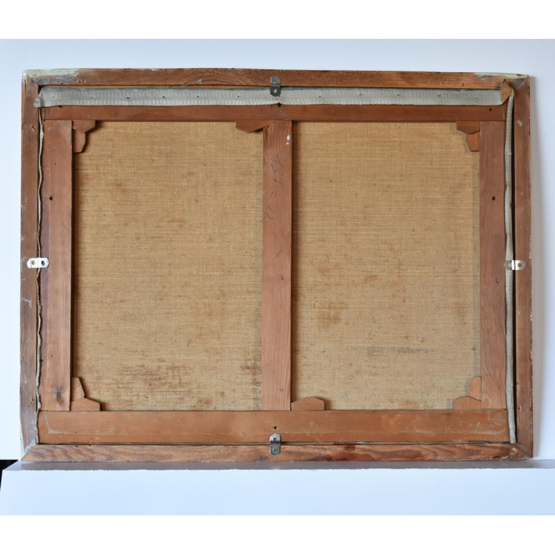 Édouard Van Esbroeck (1869–1949) – Belgisch schilder – Olieverf op doek gedateerd 1927 – Zeezicht