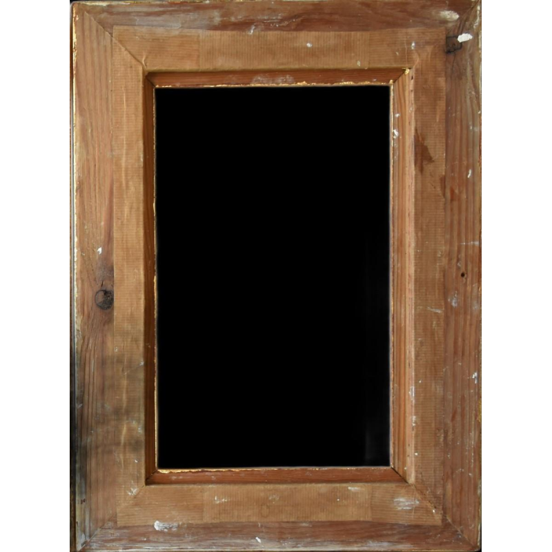 Pair of antique gilt leaf frames – 19th century