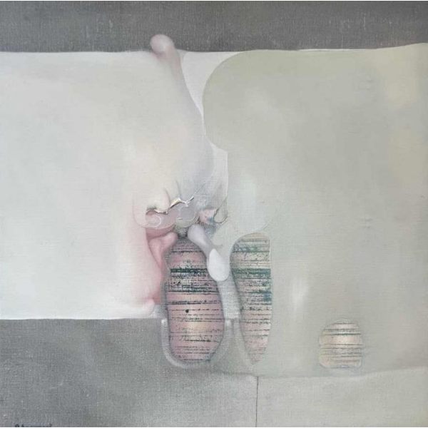 André SPRUMONT “abstraction” hst 60x60 cm