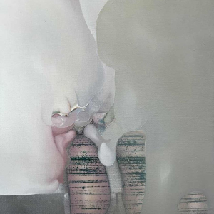 André SPRUMONT “abstractie” hst 60x60 cm