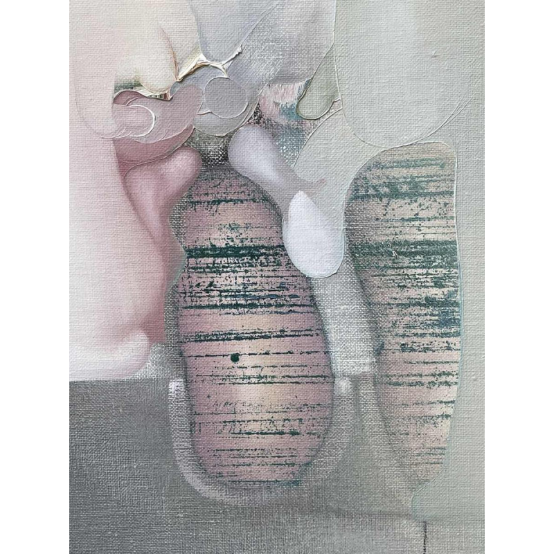 André SPRUMONT « abstraction » hst 60x60 cm