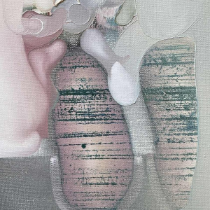 André SPRUMONT “abstractie” hst 60x60 cm