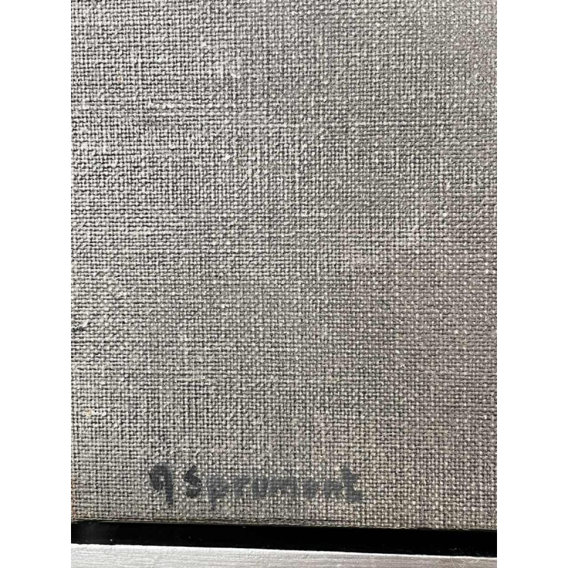 André SPRUMONT “abstractie” hst 60x60 cm